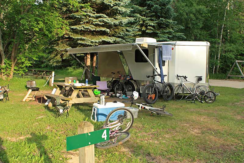 betsie river campground site 4